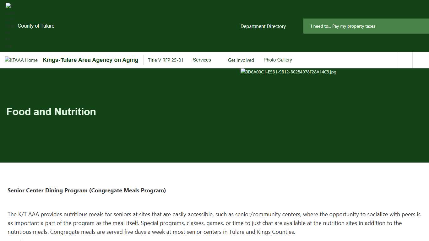 Food and Nutrition | Tulare